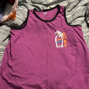 female muscle shirt.